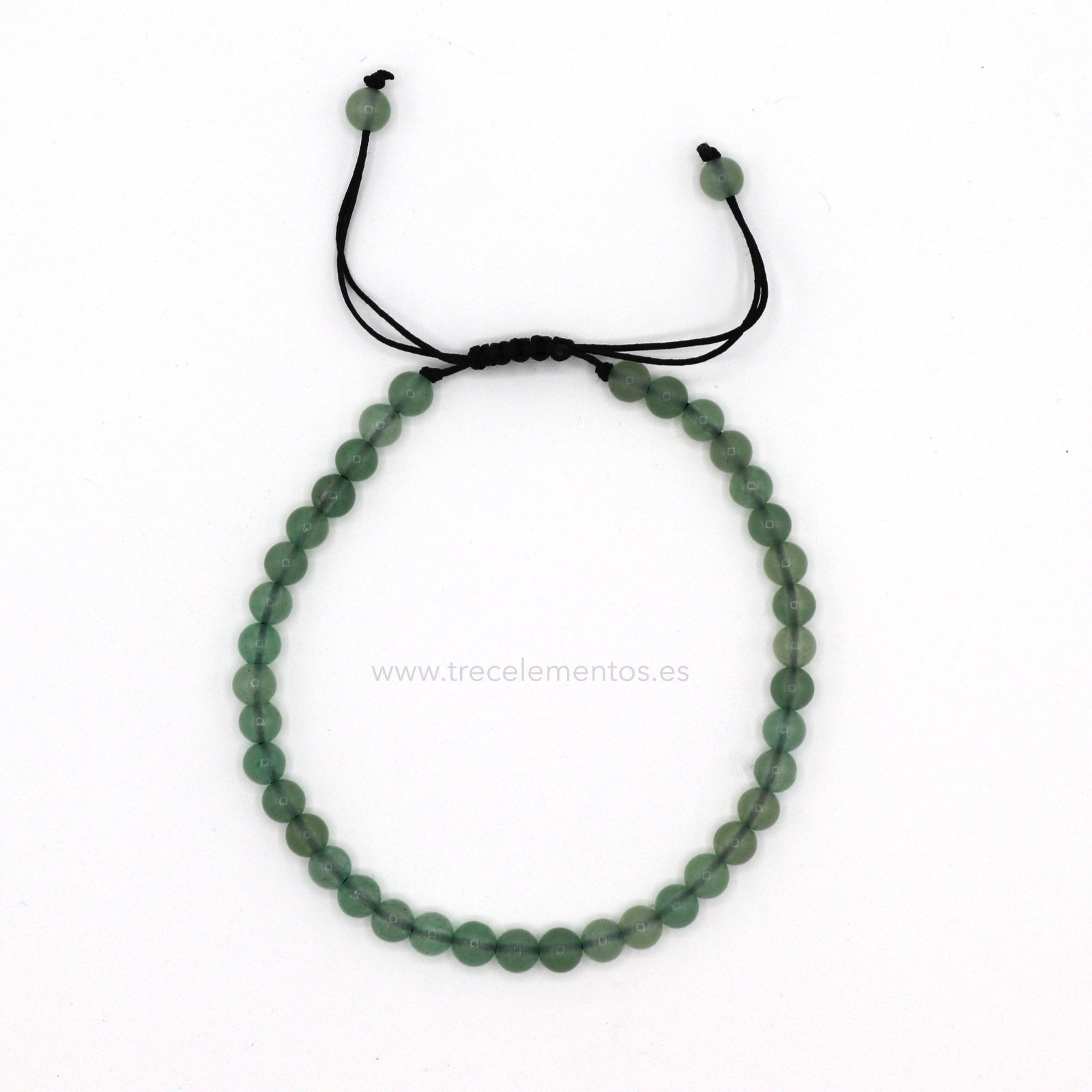 Pulsera de Aventurina Verde natural ajustable