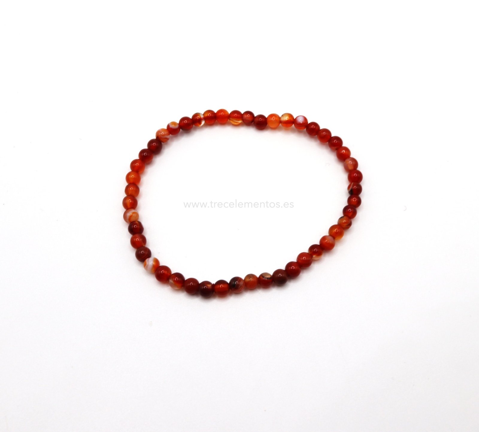 CORNALINA 2 Pulsera Elástica de Cornalina 4mm