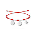 pulsera plateada 7 arcangeles triple proteccion plata