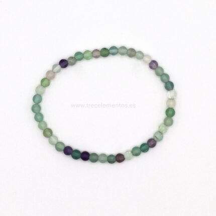 Pulsera de Fluorita natural para claridad mental y concentracion
