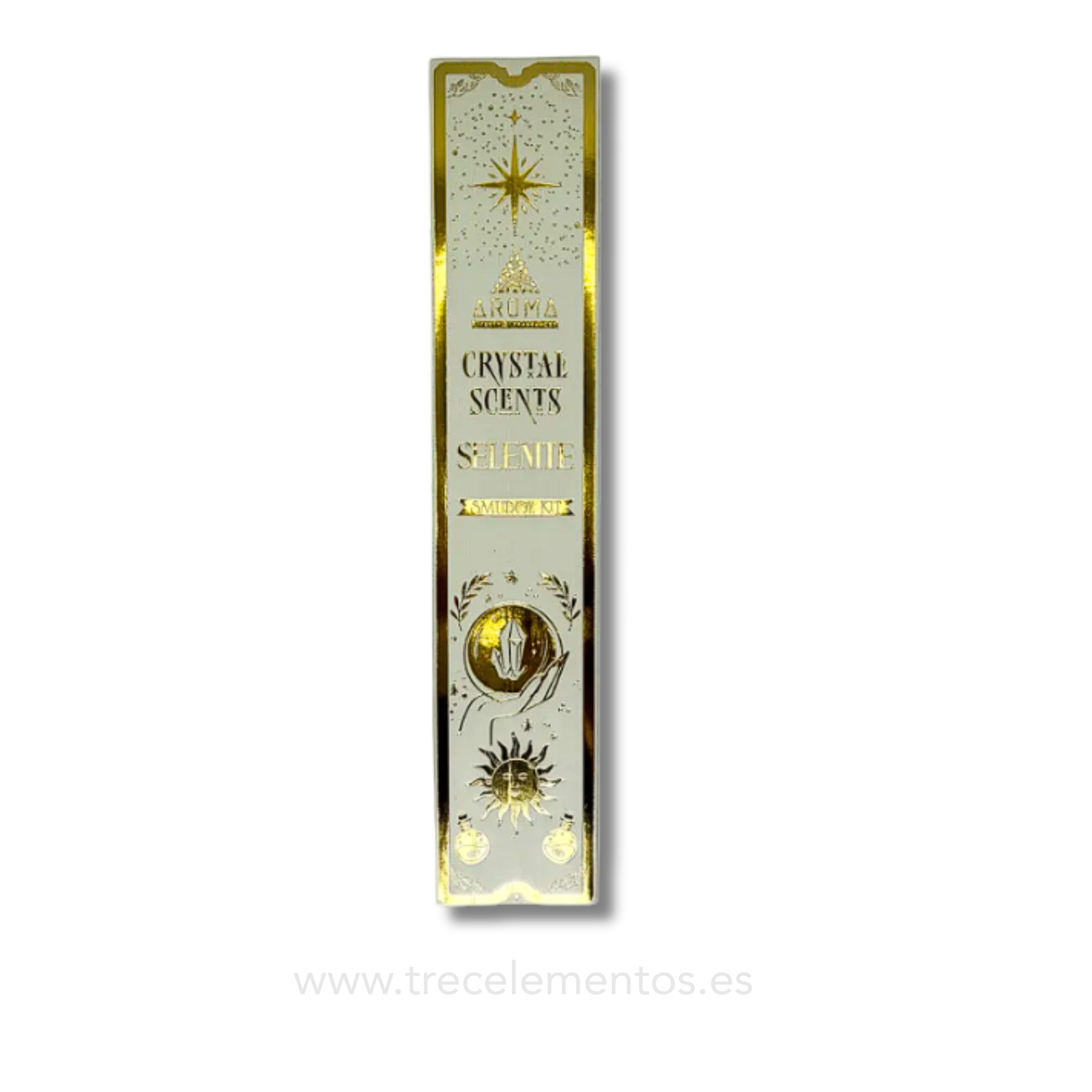 INCIENSO CRYSTAL SELENITA Incienso Crystal de Selenita AROMA para limpieza y armonia