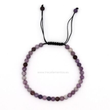 Pulsera Elastica Lepidolita 4 mm