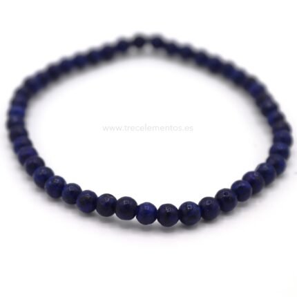 Pulsera Lapislazuli natural elastica