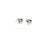Pendientes Flor de Loto Acero inoxidable plateado