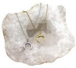 Collar de luna creciente en acero inoxidable 2