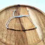 pulsera ajustable ojo de tigre detalles