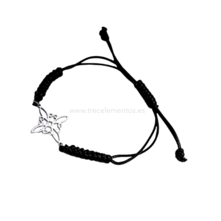 Pulsera Ajustable Nudo de Bruja Acero