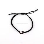 Pulsera Ajustable Luna y Estrella Acero
