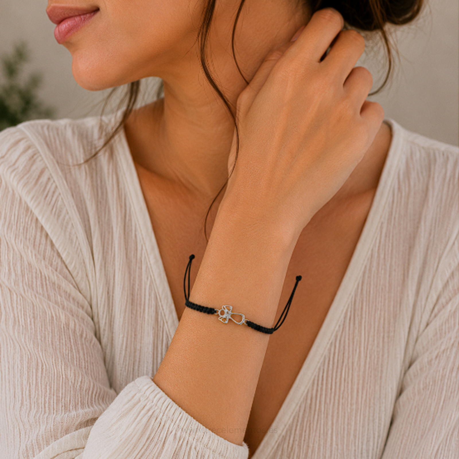 angelito Pulsera Angel Protector en acero inoxidable