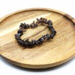 Pulsera Elastica Chip Cuarzo Ahumado