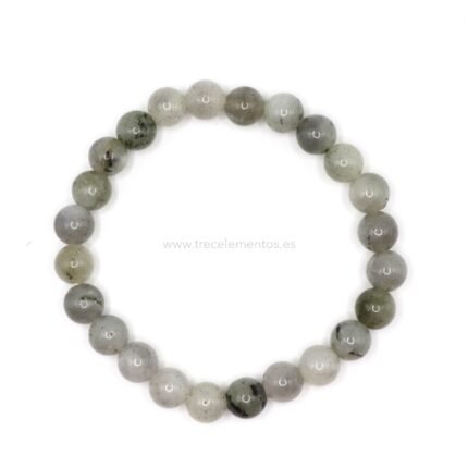 Pulsera Elastica Labradorita 6mm elaborada con Labradorita natural. Una joya asociada a la intuición, la protección energética y la transformación personal.