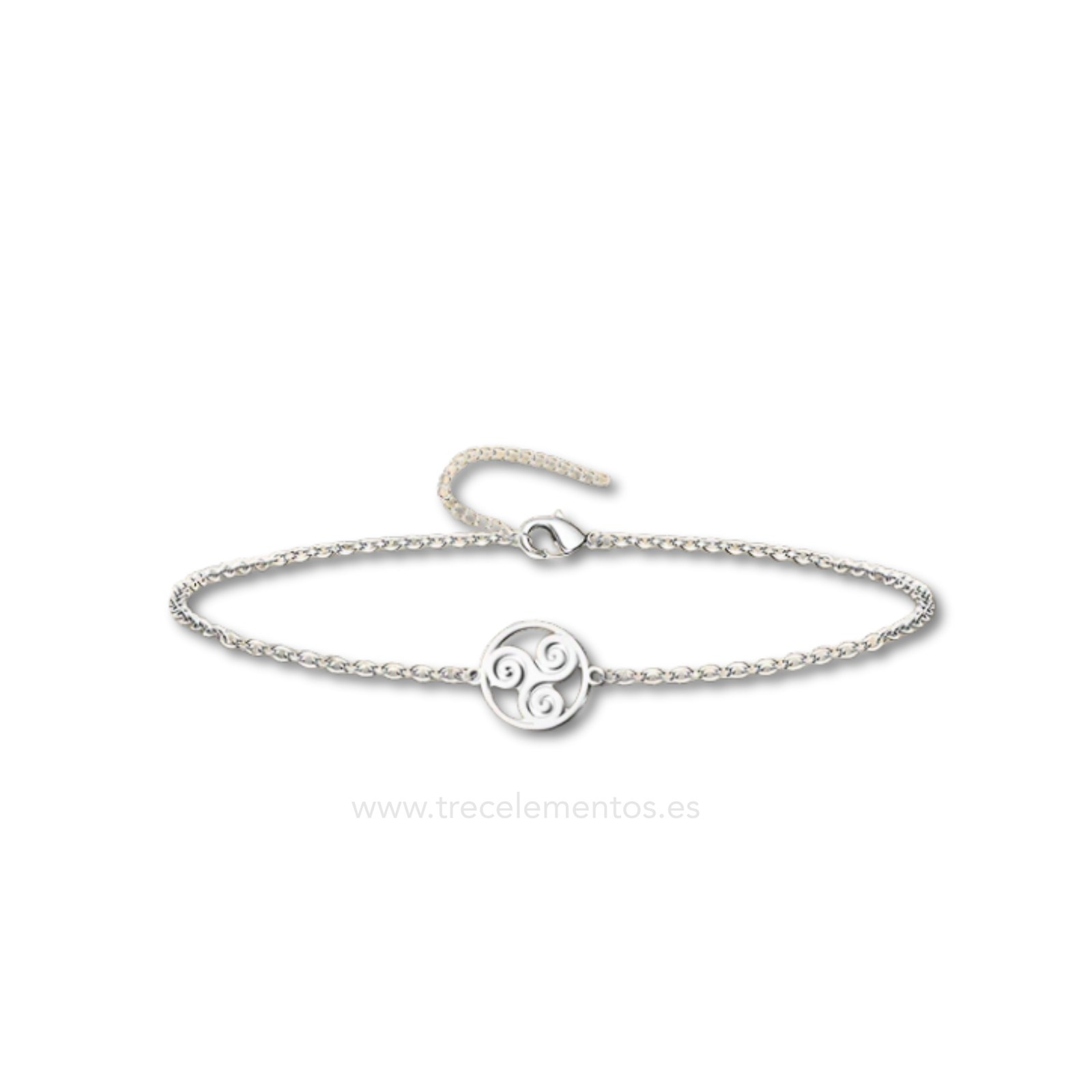 pulsera-acero-trisquel-celta Pulsera acero trisquel celta en color dorado y plateado