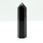 Punta Pulida de Obsidiana Negra · Protección · Enraizamiento · Limpieza Energética