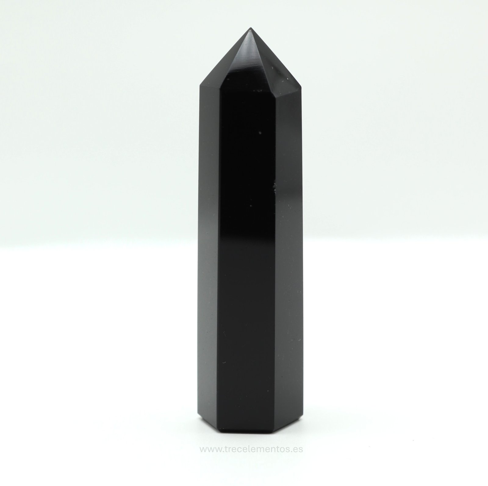 PUNTA OBSIDIANA 6-7_3 Punta Pulida de Obsidiana Negra · Protección · Enraizamiento · Limpieza Energética - Imagen 1