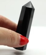 Punta Pulida de Obsidiana Negra · Protección · Enraizamiento · Limpieza Energética - Imagen 7