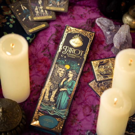 Varillas de incienso tarot de marsella vainilla y olibano