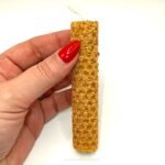 Vela de Cera de Abeja y Palo Santo