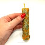 Vela de Cera de Abeja y Laurel