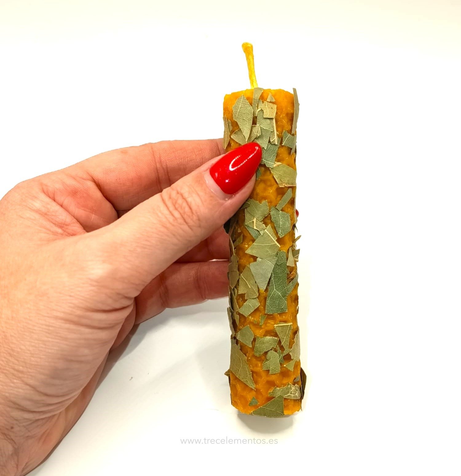 VELA LAUREL Vela de Cera de Abeja y Laurel