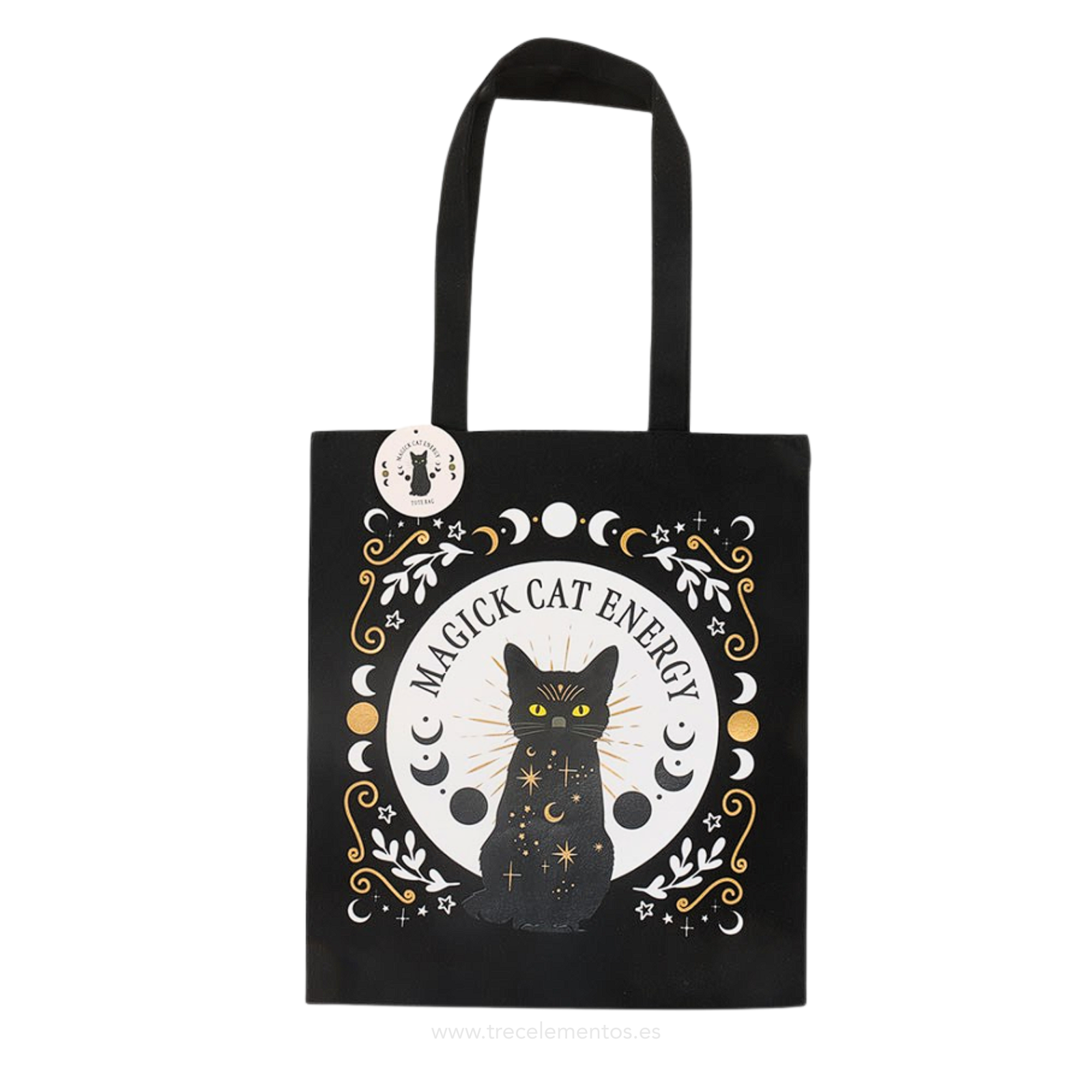bolsa tela magic cat energy Bolsa Tote Magick Cat Energy