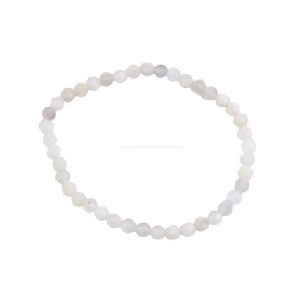 Pulsera de Piedra Luna Facetada 4 mm