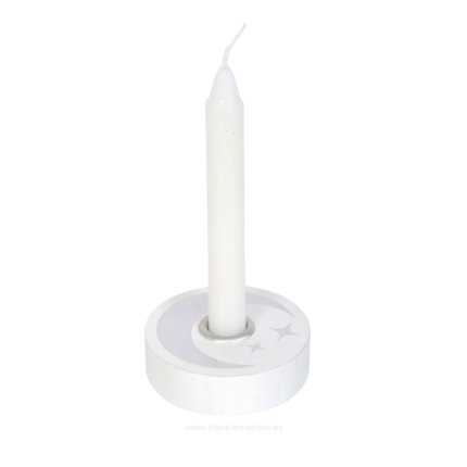 Porta Velas Luna Blanca