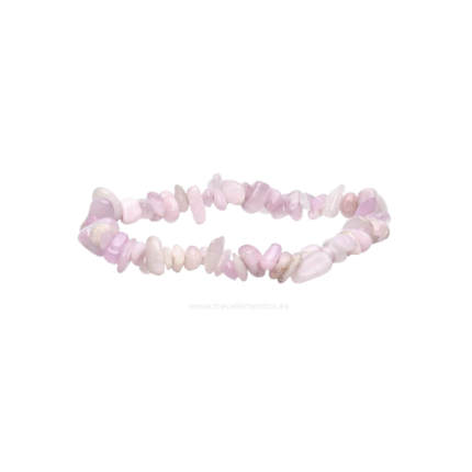 Pulsera de Kunzita natural Extra en fragmentos chip