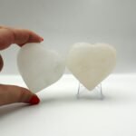 Corazón de Sal Blanca del Himalaya 8 cm – Limpieza · Protección · Equilibrio - Imagen 3