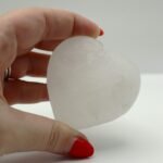 Corazón de Sal Blanca del Himalaya 8 cm – Limpieza · Protección · Equilibrio - Imagen 2