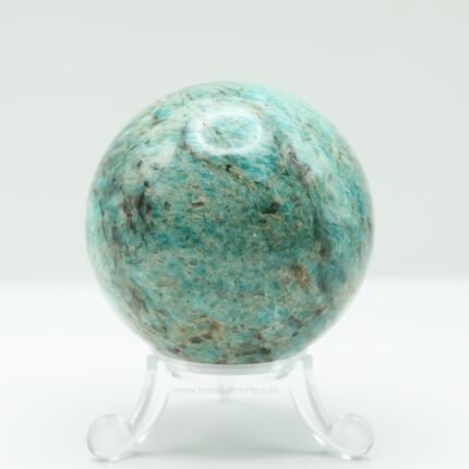 Esfera de amazonita natural de 4,5 cm