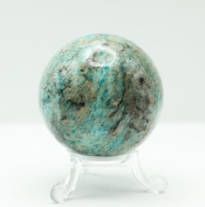 Esfera de Amazonita 4,5 cm – Calma · Comunicación · Equilibrio