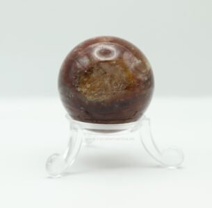 Esfera mineral de cuarzo jardín pieza única