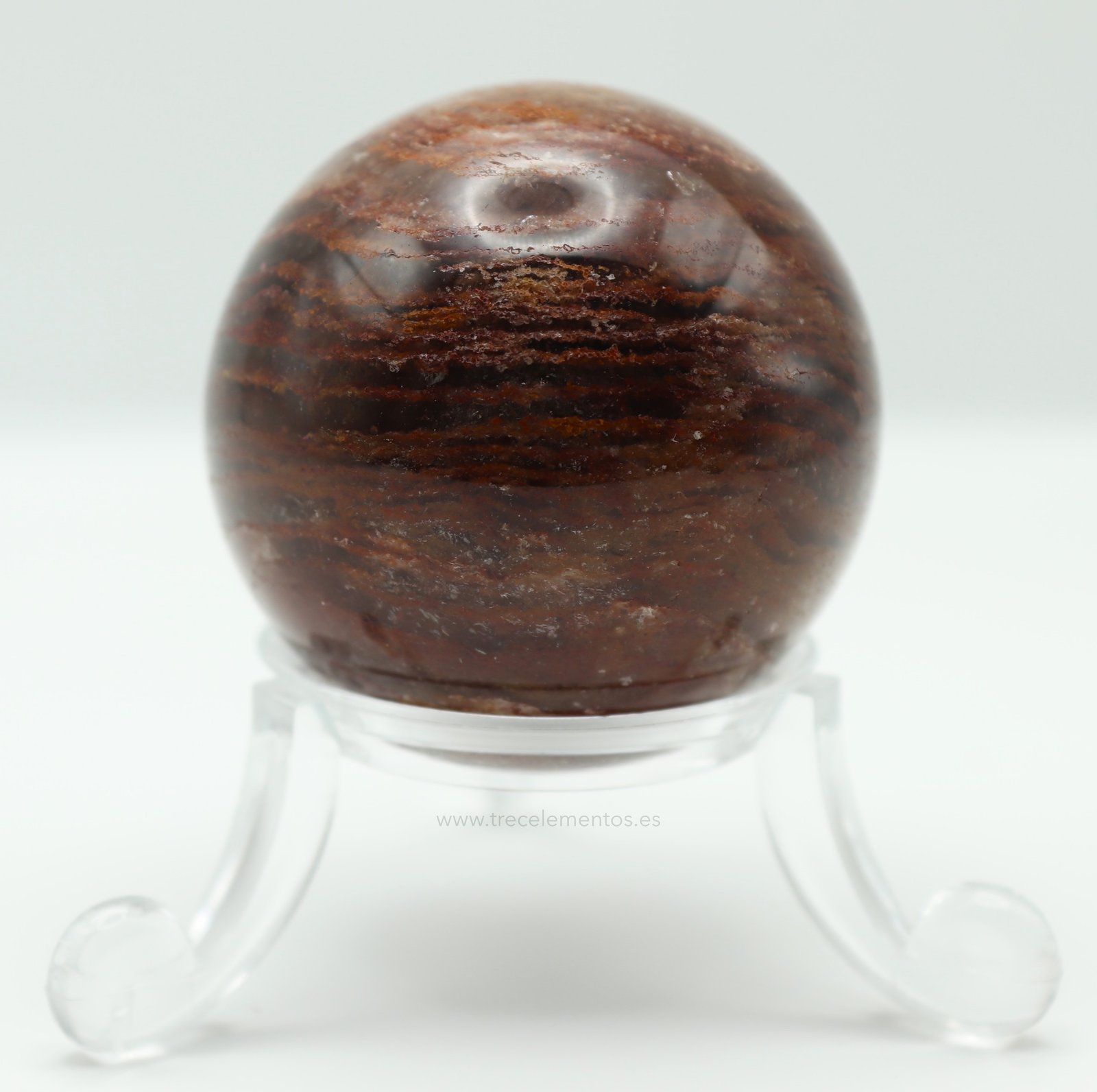 Cuarzo con inclusiones naturales esfera 3–4 cm