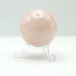Esfera de cuarzo rosa pulido Trece Elementos