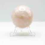 Esfera mineral de cuarzo rosa natural pieza única