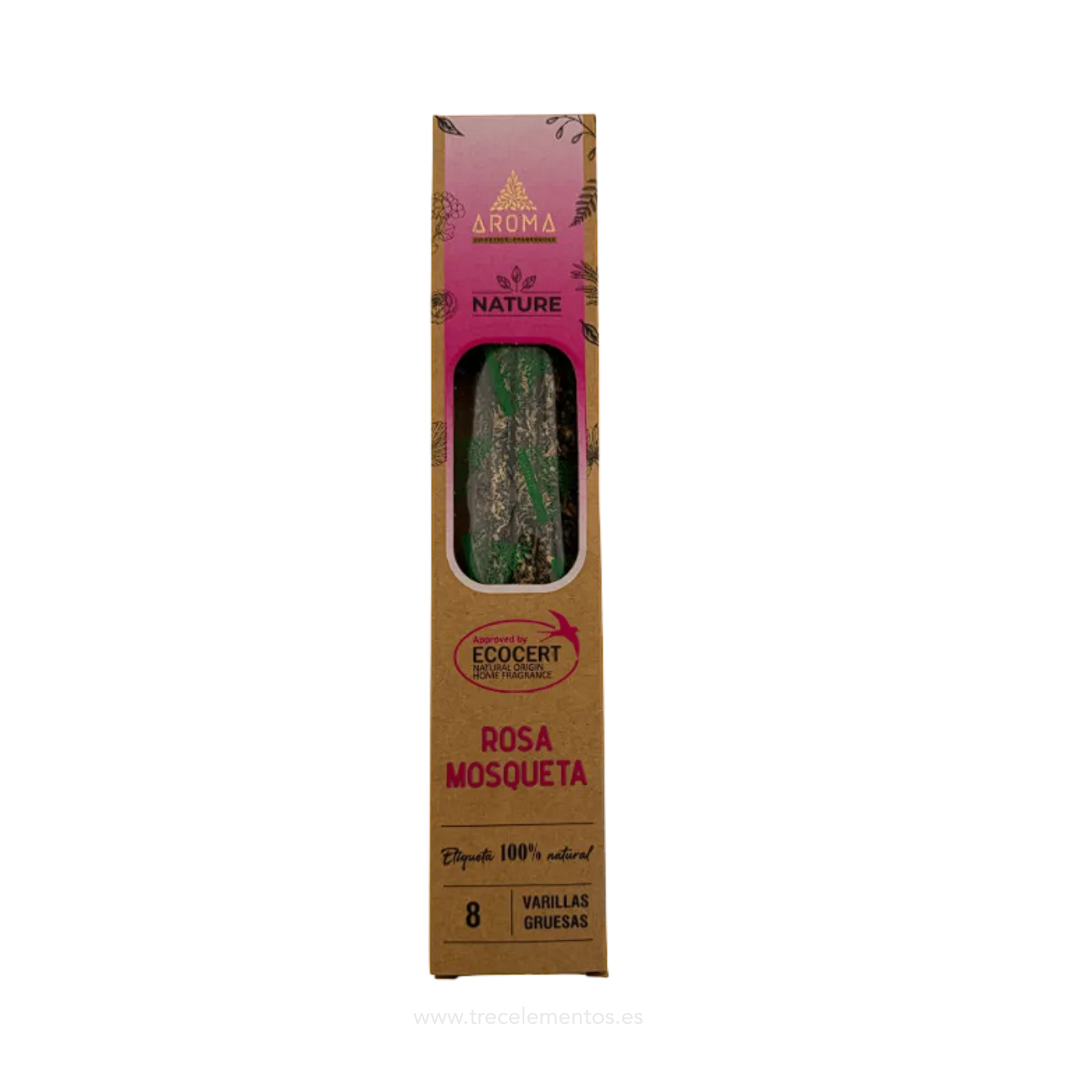 INCIENSO AROMA ROSA MOSQUETA2 Aroma Nature Incienso Rosa Mosqueta 20 g