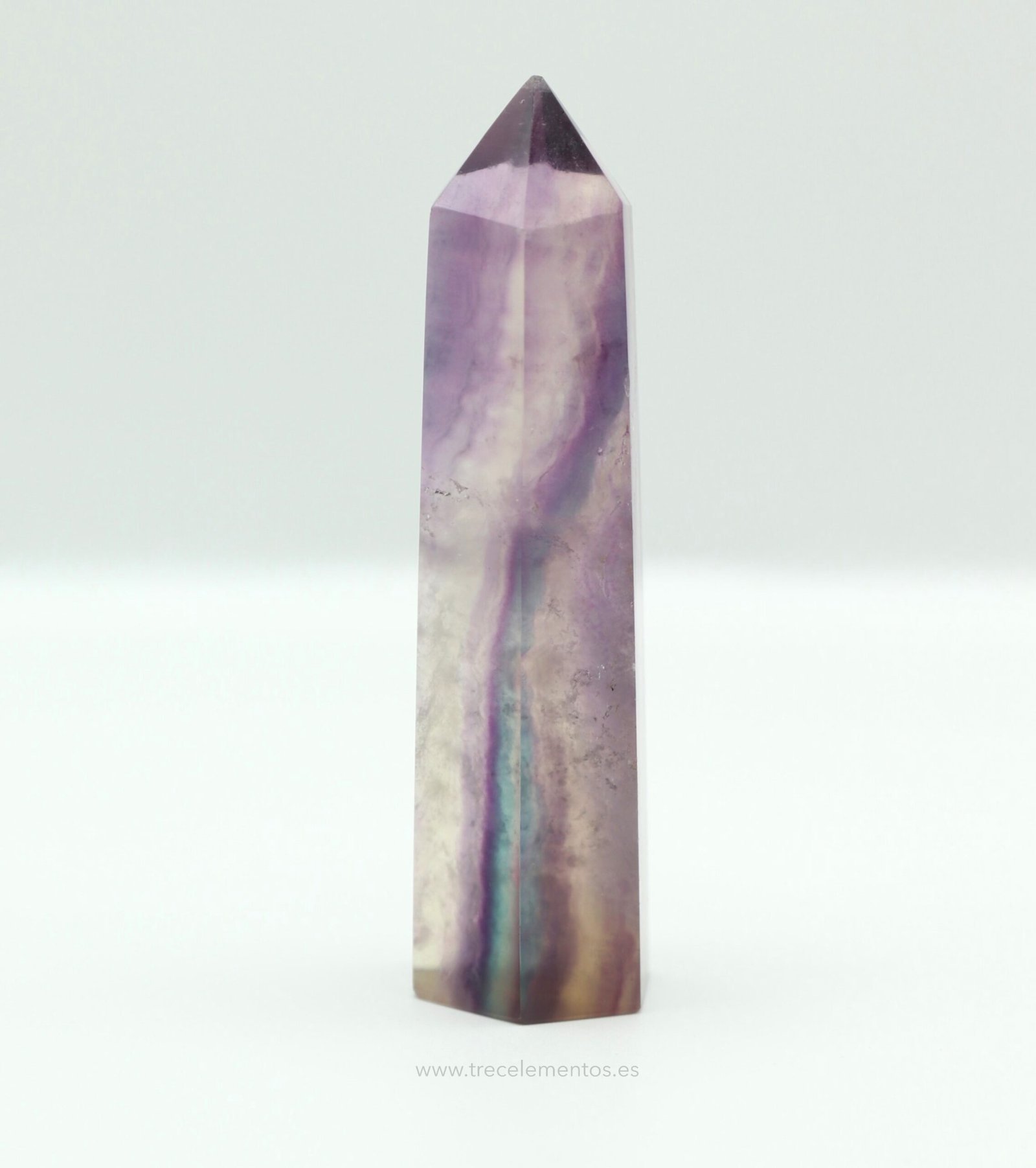 PUNTA FLUORITA MORADA 6CM_5 Punta de fluorita morada natural de 6 cm