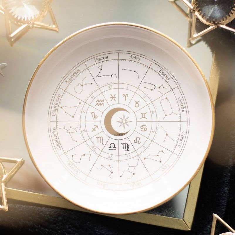 off-white-astrology-wheel-trinket-dish-3 Platito rueda astrológica para joyas y minerales