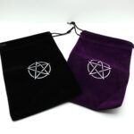 Bolsa de terciopelo para tarot y oráculos de 11,5 × 18 cm