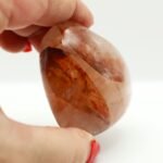 Corazón de cuarzo fuego para vitalidad y fuerza interior