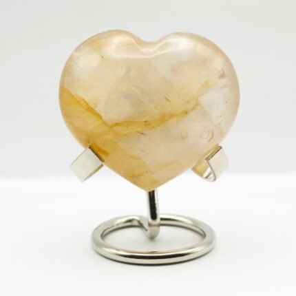 Corazón mineral de cuarzo sanador pieza única