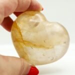 Corazón de cuarzo sanador para equilibrio emocional