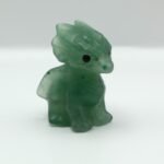 Dragoncito de aventurina verde para prosperidad y protección