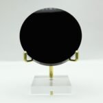 Espejo de obsidiana negra de 8 cm pieza única