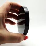 Espejo negro de obsidiana de 8 cm para scrying
