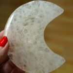Luna mineral de cristal de roca natural pieza única
