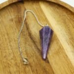 Péndulo de amatista natural para radiestesia